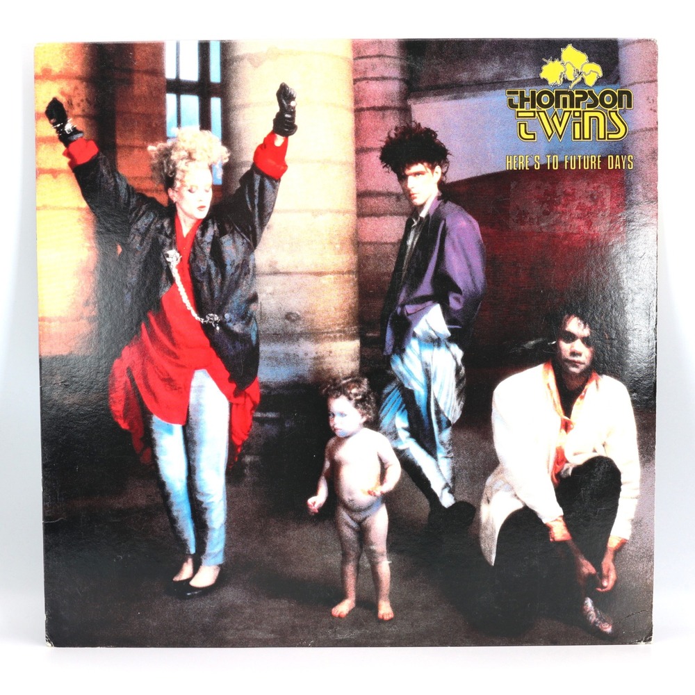 Thompson Twins Here's To Future Days Vinyl LP 12" Black 80s Synth-Pop New Wave